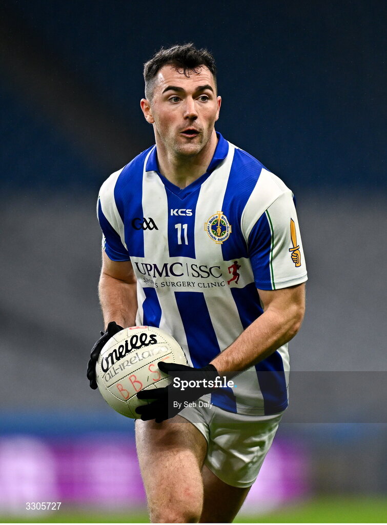 6 December 2025; Colm Basquel of Ballyboden St Enda’s during the AIB Leinster GAA Football Senior Club Championship final match between Athy of Kildare and Ballyboden St Enda's of Dublin at Croke Park in Dublin. Photo by Seb Daly/Sportsfile