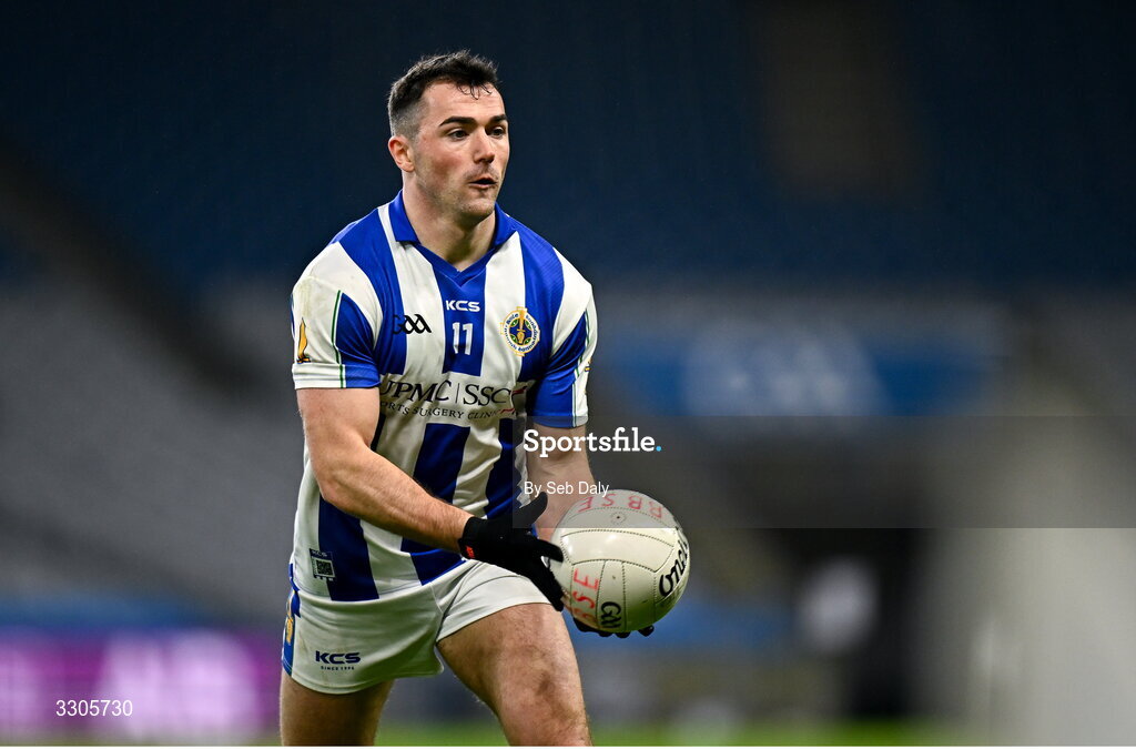 6 December 2025; Colm Basquel of Ballyboden St Enda’s during the AIB Leinster GAA Football Senior Club Championship final match between Athy of Kildare and Ballyboden St Enda's of Dublin at Croke Park in Dublin. Photo by Seb Daly/Sportsfile