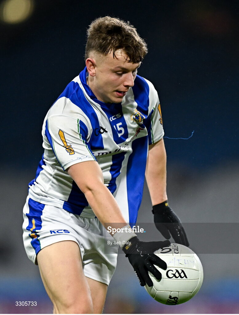 6 December 2025; Daire Sweeney of Ballyboden St Enda’s during the AIB Leinster GAA Football Senior Club Championship final match between Athy of Kildare and Ballyboden St Enda's of Dublin at Croke Park in Dublin. Photo by Seb Daly/Sportsfile