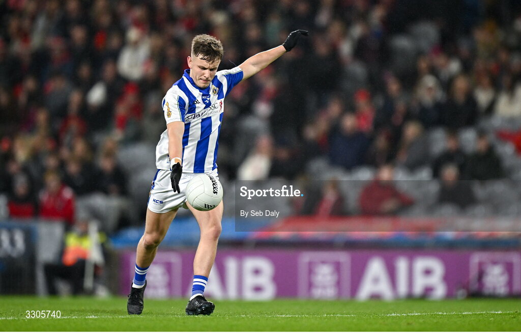 6 December 2025; Daire Sweeney of Ballyboden St Enda’s during the AIB Leinster GAA Football Senior Club Championship final match between Athy of Kildare and Ballyboden St Enda's of Dublin at Croke Park in Dublin. Photo by Seb Daly/Sportsfile