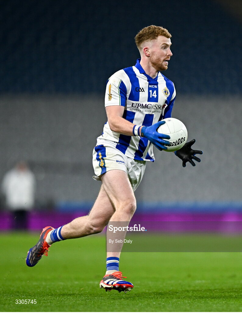 6 December 2025; Ryan O’Dwyer of Ballyboden St Enda’s during the AIB Leinster GAA Football Senior Club Championship final match between Athy of Kildare and Ballyboden St Enda's of Dublin at Croke Park in Dublin. Photo by Seb Daly/Sportsfile