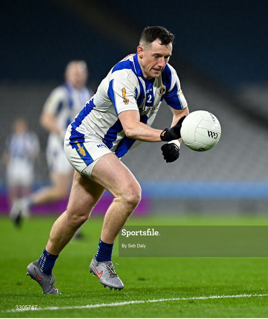 6 December 2025; Ryan Basquel of Ballyboden St Enda’s during the AIB Leinster GAA Football Senior Club Championship final match between Athy of Kildare and Ballyboden St Enda's of Dublin at Croke Park in Dublin. Photo by Seb Daly/Sportsfile
