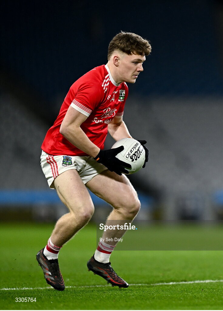 6 December 2025; Colm Moran of Athy during the AIB Leinster GAA Football Senior Club Championship final match between Athy of Kildare and Ballyboden St Enda's  of Dublin at Croke Park in Dublin. Photo by Seb Daly/Sportsfile