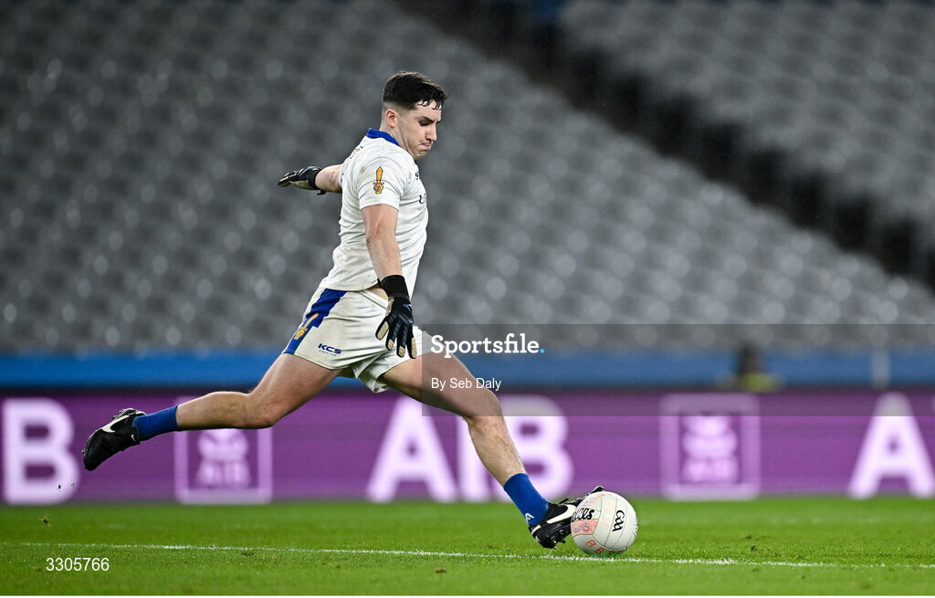 6 December 2025; Ballyboden St Enda’s goalkeeper Hugh O’Sullivan during the AIB Leinster GAA Football Senior Club Championship final match between Athy of Kildare and Ballyboden St Enda's of Dublin at Croke Park in Dublin. Photo by Seb Daly/Sportsfile