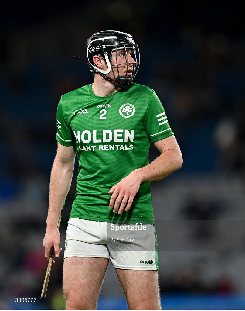 6 December 2025; Killian Corcoran of Shamrocks Ballyhale during the AIB Leinster GAA Hurling Senior Club Championship final match between St Martin's of Wexford and Shamrocks Ballyhale of Kilkenny at Croke Park in Dublin. Photo by Seb Daly/Sportsfile