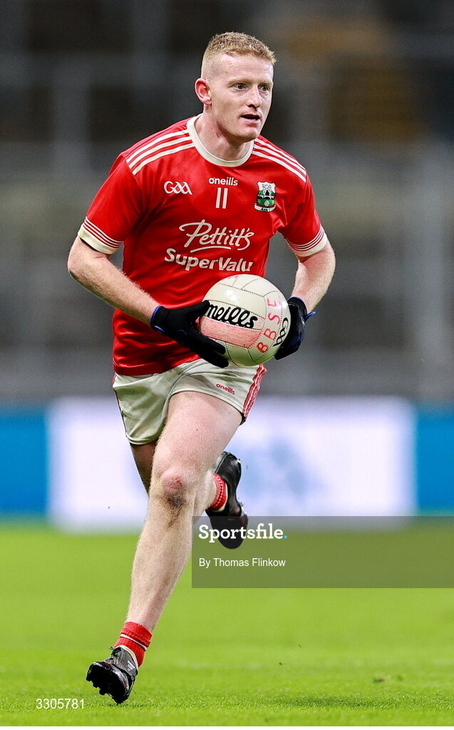 6 December 2025; Barry Kelly of Athy during the AIB Leinster GAA Football Senior Club Championship final match between Athy of Kildare and Ballyboden St Enda's of Dublin at Croke Park in Dublin. Photo by Thomas Flinkow/Sportsfile