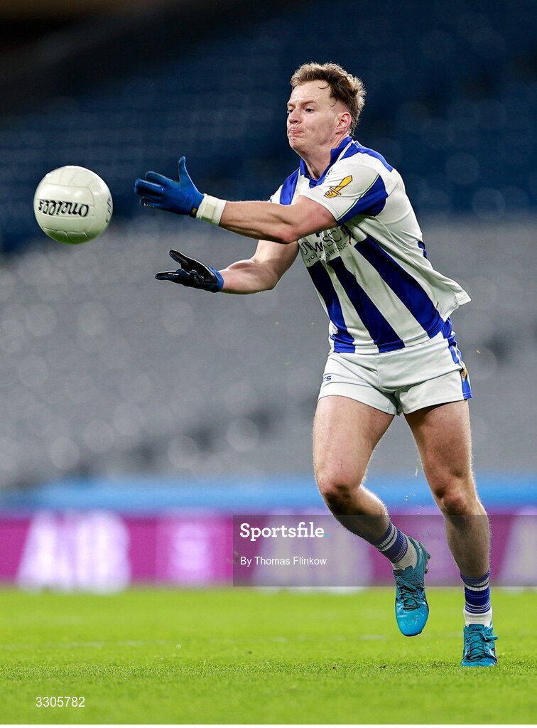 6 December 2025; Peter Healy of Ballyboden St Enda’s during the AIB Leinster GAA Football Senior Club Championship final match between Athy of Kildare and Ballyboden St Enda's of Dublin at Croke Park in Dublin. Photo by Thomas Flinkow/Sportsfile