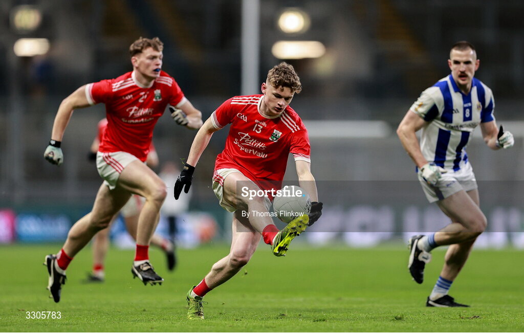 6 December 2025; Ronan Kelly of Athy during the AIB Leinster GAA Football Senior Club Championship final match between Athy of Kildare and Ballyboden St Enda's of Dublin at Croke Park in Dublin. Photo by Thomas Flinkow/Sportsfile