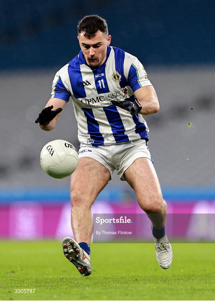 6 December 2025; Colm Basquel of Ballyboden St Enda’s during the AIB Leinster GAA Football Senior Club Championship final match between Athy of Kildare and Ballyboden St Enda's of Dublin at Croke Park in Dublin. Photo by Thomas Flinkow/Sportsfile