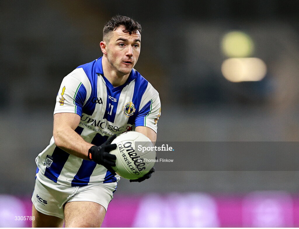 6 December 2025; Colm Basquel of Ballyboden St Enda’s during the AIB Leinster GAA Football Senior Club Championship final match between Athy of Kildare and Ballyboden St Enda's of Dublin at Croke Park in Dublin. Photo by Thomas Flinkow/Sportsfile