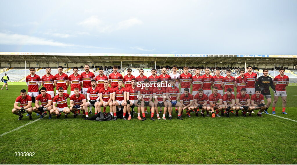 7 December 2025; The Dingle panel before the AIB Munster GAA Football Senior Club Championship final match between Dingle and St Finbarr's at FBD Semple Stadium in Thurles, Tipperary. Photo by Brendan Moran/Sportsfile