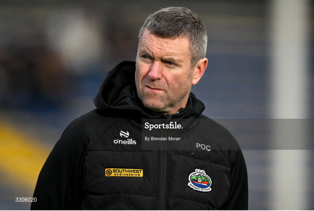 7 December 2025; Dingle manager Padraig Corcoran before the AIB Munster GAA Football Senior Club Championship final match between Dingle and St Finbarr's at FBD Semple Stadium in Thurles, Tipperary. Photo by Brendan Moran/Sportsfile