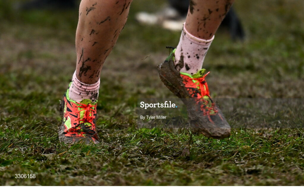 7 December 2025; A general view of the track conditions during the 123.ie National Novice and Juvenile Uneven Age Cross Country Championships at the Sport Ireland National Cross Country Track in Abbotstown, Dublin. Photo by Tyler Miller/Sportsfile
