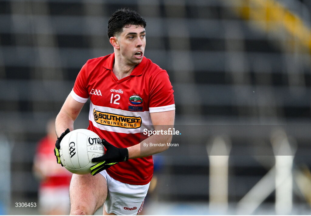 7 December 2025; Dylan Geaney of Dingle during the AIB Munster GAA Football Senior Club Championship final match between Dingle and St Finbarr's at FBD Semple Stadium in Thurles, Tipperary. Photo by Brendan Moran/Sportsfile