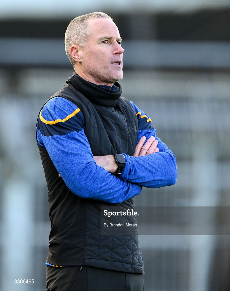 7 December 2025; St Finbarr's manager Brian Roche during the AIB Munster GAA Football Senior Club Championship final match between Dingle and St Finbarr's at FBD Semple Stadium in Thurles, Tipperary. Photo by Brendan Moran/Sportsfile
