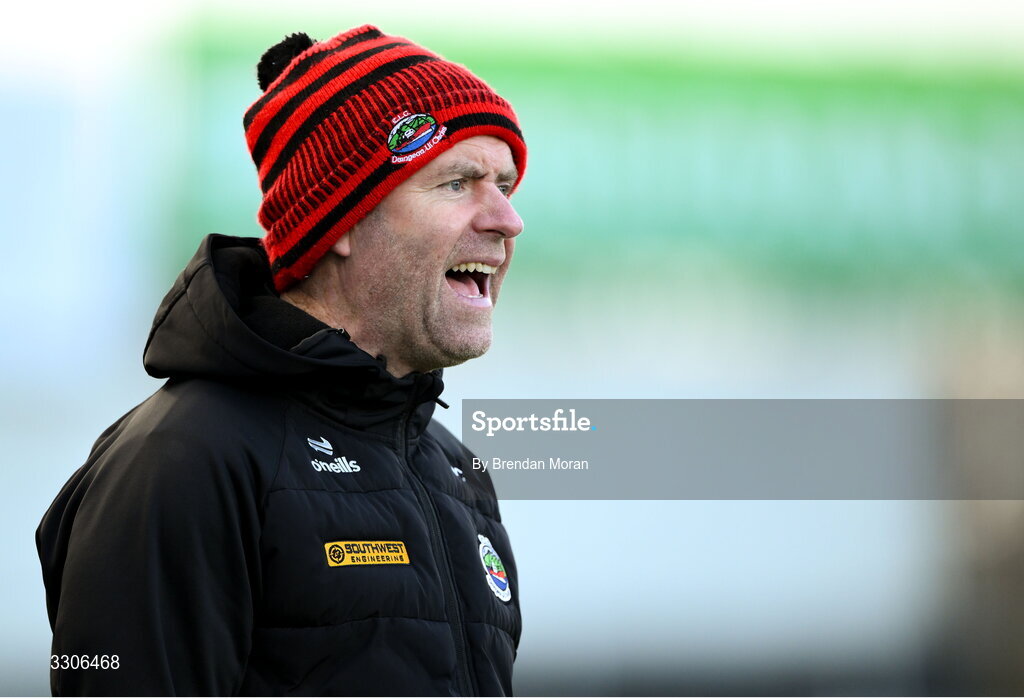 7 December 2025; Dingle manager Padraig Corcoran during the AIB Munster GAA Football Senior Club Championship final match between Dingle and St Finbarr's at FBD Semple Stadium in Thurles, Tipperary. Photo by Brendan Moran/Sportsfile