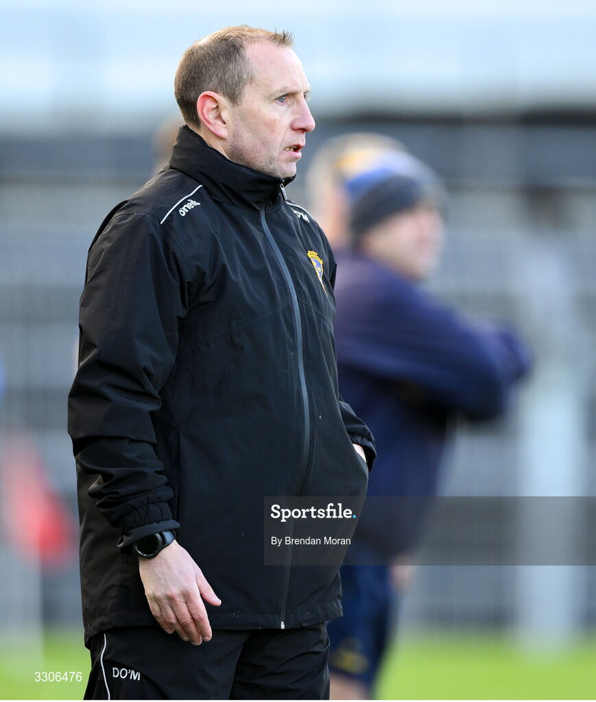 7 December 2025; Sideline official Derek O'Mahony during his last match as a match official in the AIB Munster GAA Football Senior Club Championship final match between Dingle and St Finbarr's at FBD Semple Stadium in Thurles, Tipperary. Photo by Brendan Moran/Sportsfile