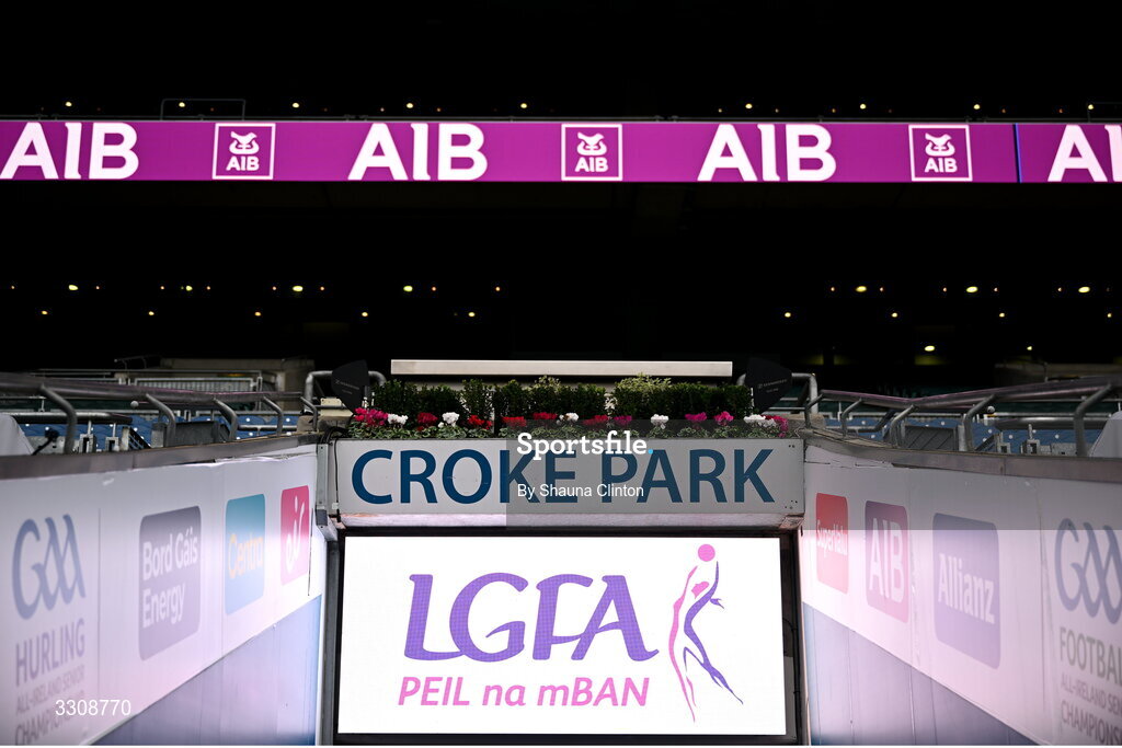 13 December 2025; A general view of Croke Park before the AIB All-Ireland Ladies Football Club Intermediate Club Championship final match between Knockbride of Cavan and Caltra Cuans of Galway at Croke Park in Dublin. Photo by Shauna Clinton/Sportsfile