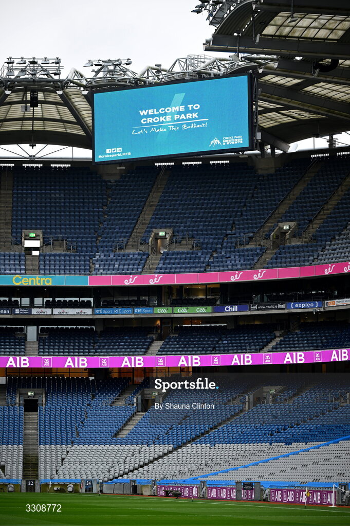 13 December 2025; A general view of Croke Park before the AIB All-Ireland Ladies Football Club Intermediate Club Championship final match between Knockbride of Cavan and Caltra Cuans of Galway at Croke Park in Dublin. Photo by Shauna Clinton/Sportsfile
