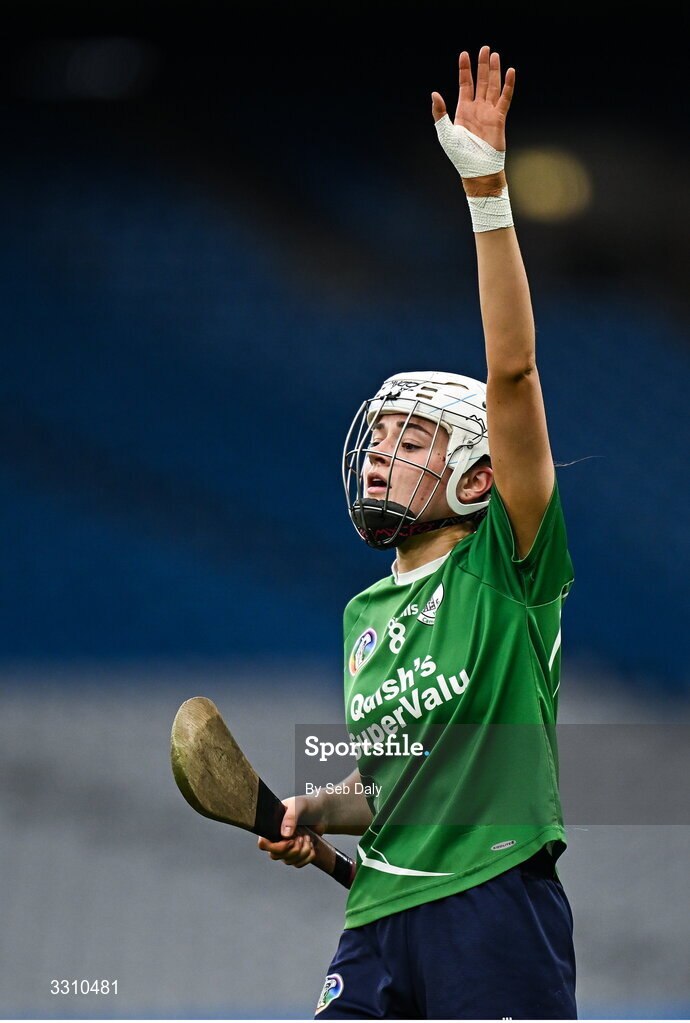 14 December 2025; Ailish Scanlon of Ballincollig during the AIB All-Ireland Camogie Intermediate Club Championship final match between Ballincollig of Cork and Camross of Laois at Croke Park in Dublin. Photo by Seb Daly/Sportsfile
