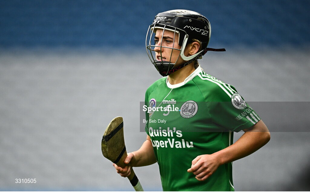 14 December 2025; Orla Keating of Ballincollig during the AIB All-Ireland Camogie Intermediate Club Championship final match between Ballincollig of Cork and Camross of Laois at Croke Park in Dublin. Photo by Seb Daly/Sportsfile