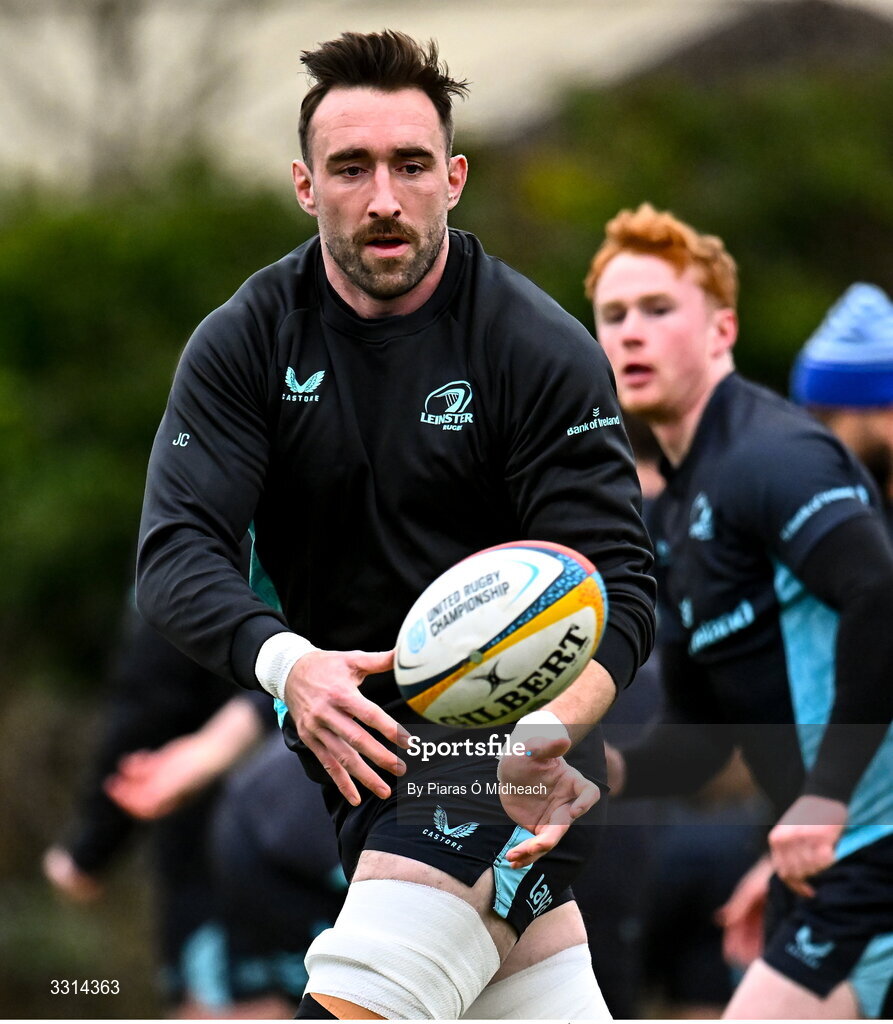 29 December 2025; Jack Conan during Leinster Rugby squad training at Rosemount in UCD, Dublin. Photo by Piaras Ó Mídheach/Sportsfile