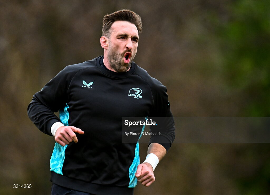 29 December 2025; Jack Conan during Leinster Rugby squad training at Rosemount in UCD, Dublin. Photo by Piaras Ó Mídheach/Sportsfile