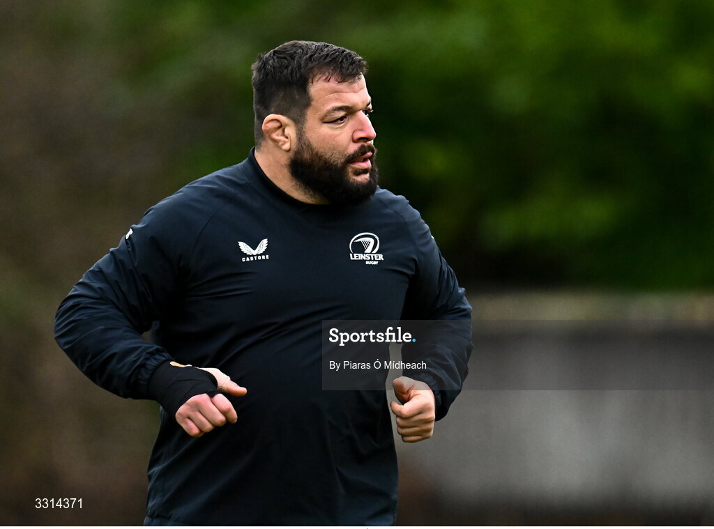 29 December 2025; Rabah Slimani during Leinster Rugby squad training at Rosemount in UCD, Dublin. Photo by Piaras Ó Mídheach/Sportsfile