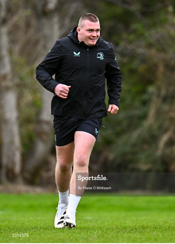 29 December 2025; Jack Boyle during Leinster Rugby squad training at Rosemount in UCD, Dublin. Photo by Piaras Ó Mídheach/Sportsfile