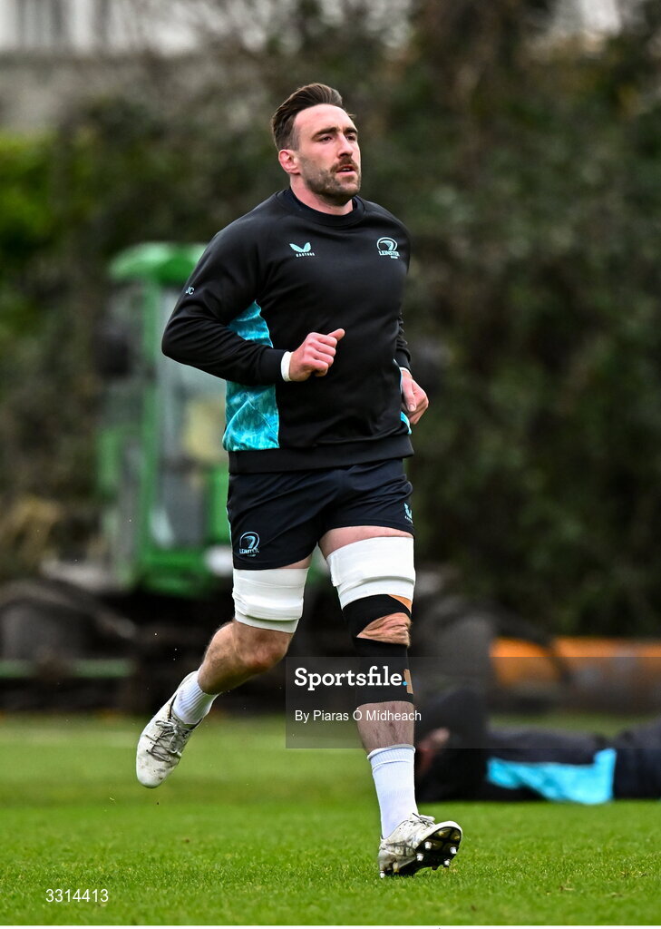 29 December 2025; Jack Conan during Leinster Rugby squad training at Rosemount in UCD, Dublin. Photo by Piaras Ó Mídheach/Sportsfile