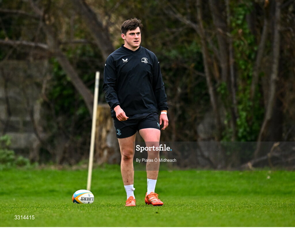29 December 2025; Dan Sheehan during Leinster Rugby squad training at Rosemount in UCD, Dublin. Photo by Piaras Ó Mídheach/Sportsfile