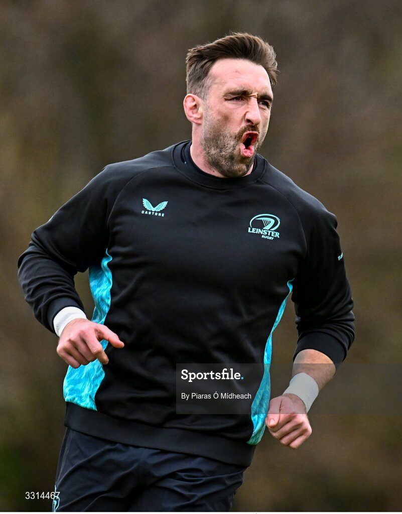 29 December 2025; Jack Conan during Leinster Rugby squad training at Rosemount in UCD, Dublin. Photo by Piaras Ó Mídheach/Sportsfile