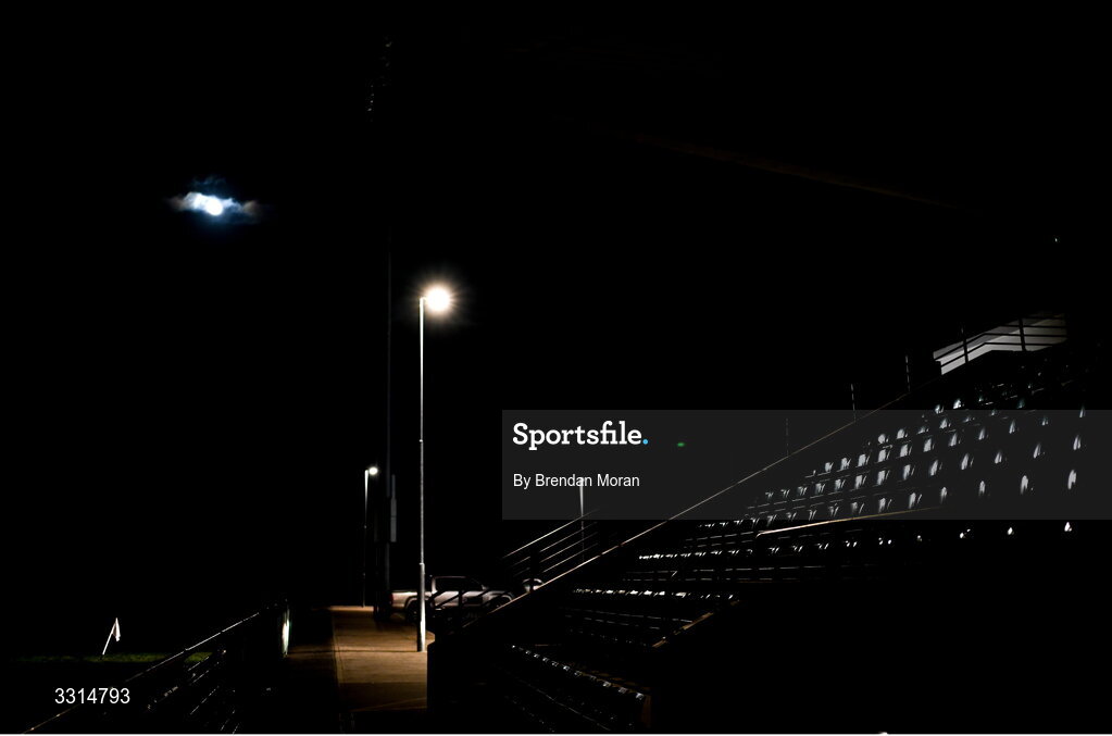 2 January 2026; A general view of empty seats in the stand before the McGrath Cup match between Limerick and Tipperary at Mick Neville Park in Rathkeale, Limerick. Photo by Brendan Moran/Sportsfile