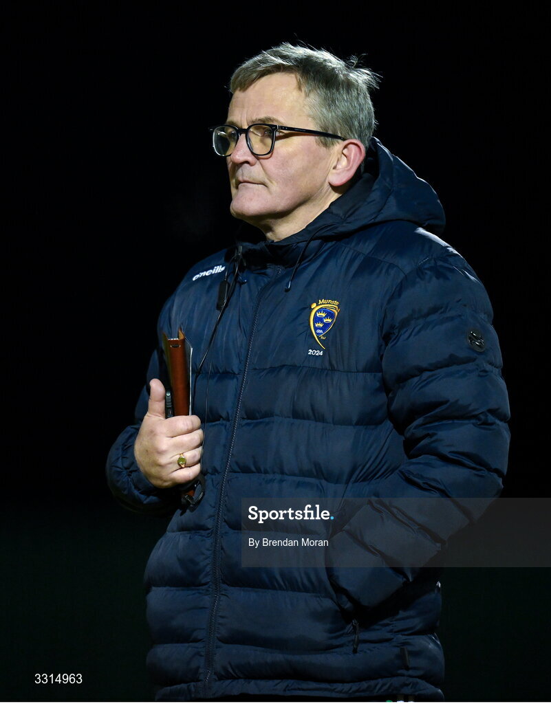 2 January 2026; Limerick manager Jimmy Lee during the McGrath Cup match between Limerick and Tipperary at Mick Neville Park in Rathkeale, Limerick. Photo by Brendan Moran/Sportsfile