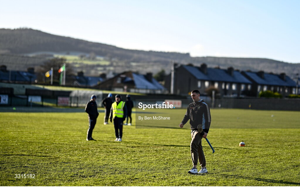 3 January 2026; Joe Fogarty of Tipperary inspects the pitch before the Co-Op Superstores Munster Senior Hurling League match between Tipperary and Waterford at Clonmel Sportsfield in Clonmel, Tipperary. Photo by Ben McShane/Sportsfile