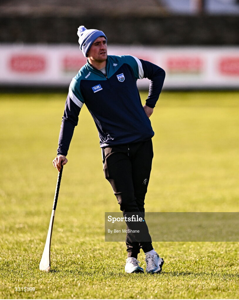 3 January 2026; Mairtin Power of Waterford inspects the pitch before the Co-Op Superstores Munster Senior Hurling League match between Tipperary and Waterford at Clonmel Sportsfield in Clonmel, Tipperary. Photo by Ben McShane/Sportsfile