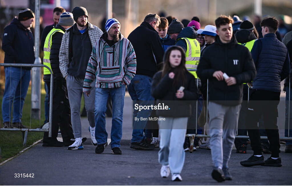 3 January 2026; Supporters arrive before the Co-Op Superstores Munster Senior Hurling League match between Tipperary and Waterford at Fethard Town Park in Fethard, Tipperary. Photo by Ben McShane/Sportsfile
