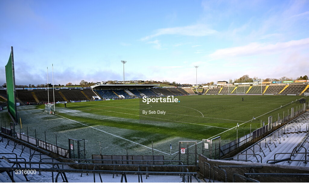 4 January 2026; A general view inside the stadium before the AIB GAA Football All-Ireland Senior Club Championship semi-final match between between St Brigid's of Roscommon and Scotstown of Monaghan at Kingspan Breffni in Cavan. Photo by Seb Daly/Sportsfile