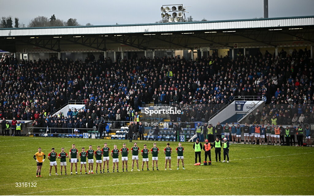 4 January 2026; St Brigid's players before the AIB GAA Football All-Ireland Senior Club Championship semi-final match between between St Brigid's of Roscommon and Scotstown of Monaghan at Kingspan Breffni in Cavan. Photo by Seb Daly/Sportsfile
