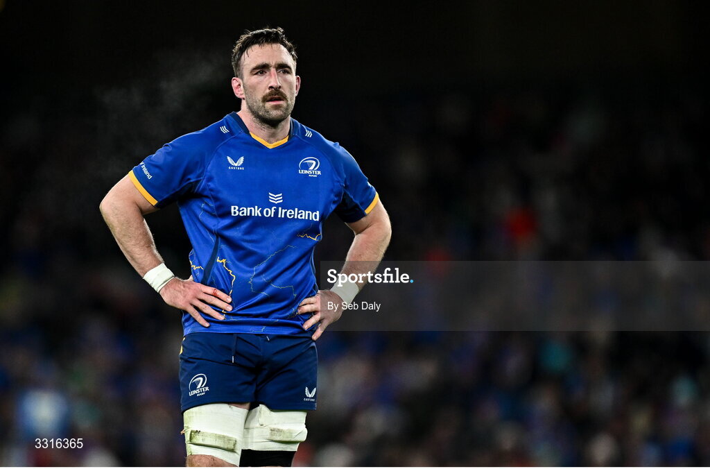 3 January 2026; Jack Conan of Leinster during the United Rugby Championship match between Leinster and Connacht at the Aviva Stadium in Dublin. Photo by Seb Daly/Sportsfile