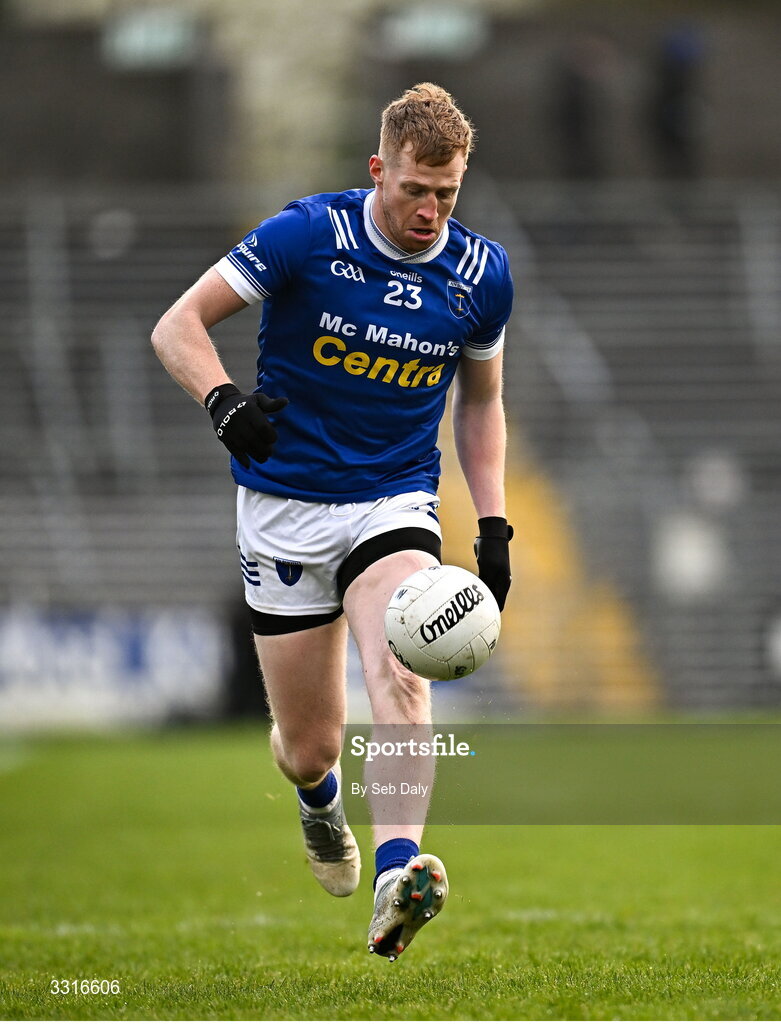 4 January 2026; Kieran Hughes of Scotstown during the AIB GAA Football All-Ireland Senior Club Championship semi-final match between between St Brigid's of Roscommon and Scotstown of Monaghan at Kingspan Breffni in Cavan. Photo by Seb Daly/Sportsfile