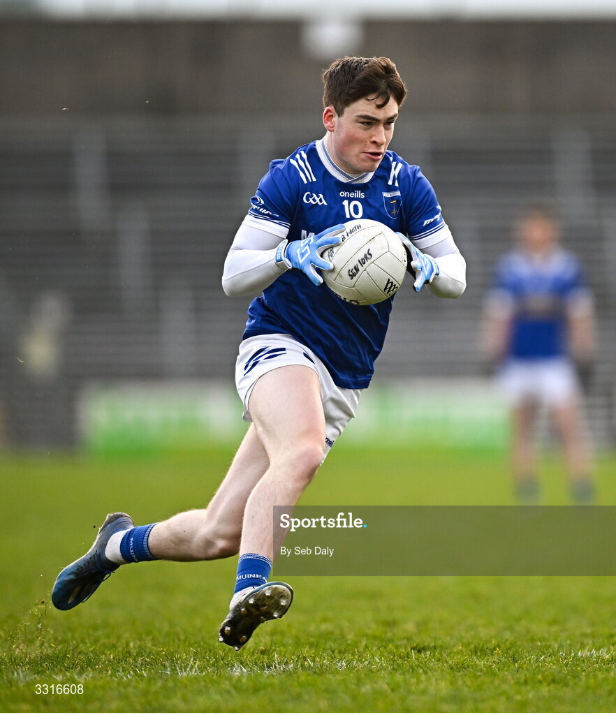 4 January 2026; Max Maguire of Scotstown during the AIB GAA Football All-Ireland Senior Club Championship semi-final match between between St Brigid's of Roscommon and Scotstown of Monaghan at Kingspan Breffni in Cavan. Photo by Seb Daly/Sportsfile