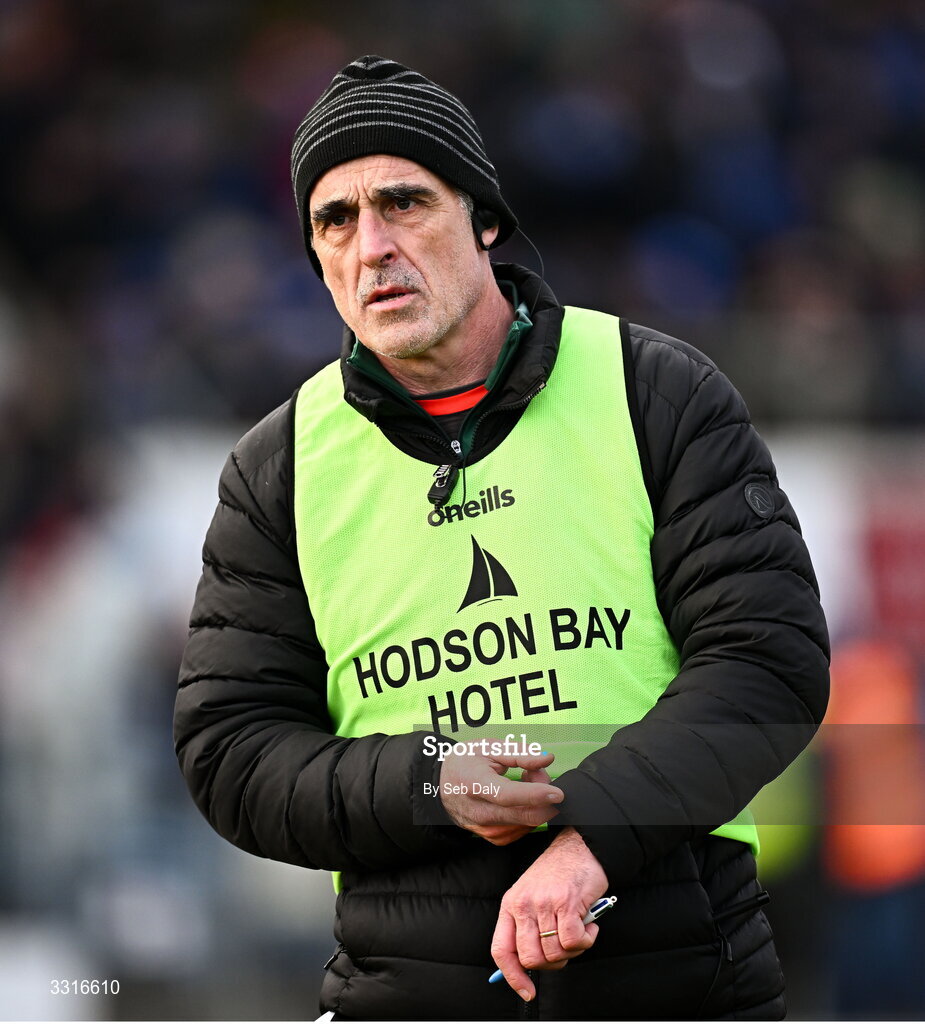 4 January 2026; St Brigid's manager Anthony Cunningham before the AIB GAA Football All-Ireland Senior Club Championship semi-final match between between St Brigid's of Roscommon and Scotstown of Monaghan at Kingspan Breffni in Cavan. Photo by Seb Daly/Sportsfile