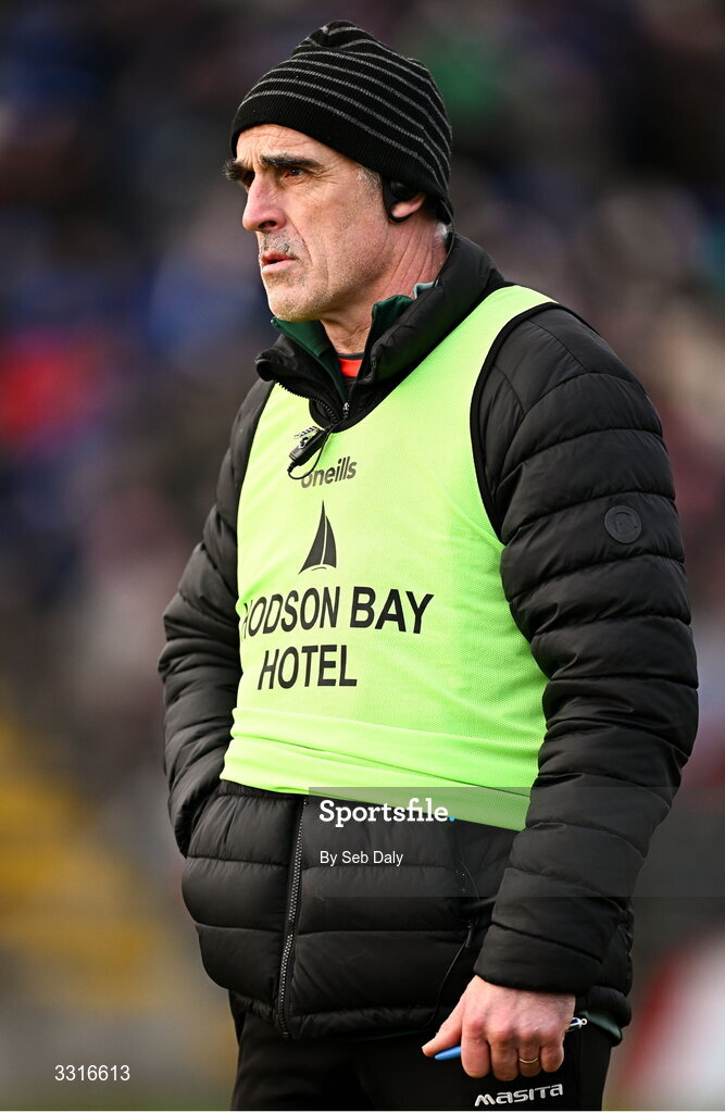 4 January 2026; St Brigid's manager Anthony Cunningham before the AIB GAA Football All-Ireland Senior Club Championship semi-final match between between St Brigid's of Roscommon and Scotstown of Monaghan at Kingspan Breffni in Cavan. Photo by Seb Daly/Sportsfile