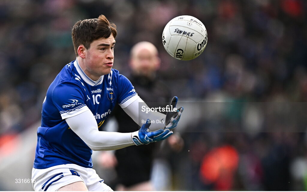 4 January 2026; Max Maguire of Scotstown during the AIB GAA Football All-Ireland Senior Club Championship semi-final match between between St Brigid's of Roscommon and Scotstown of Monaghan at Kingspan Breffni in Cavan. Photo by Seb Daly/Sportsfile