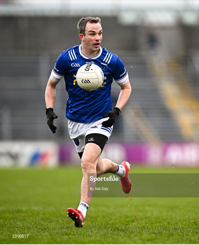 4 January 2026; Jack McCarron of Scotstown during the AIB GAA Football All-Ireland Senior Club Championship semi-final match between between St Brigid's of Roscommon and Scotstown of Monaghan at Kingspan Breffni in Cavan. Photo by Seb Daly/Sportsfile
