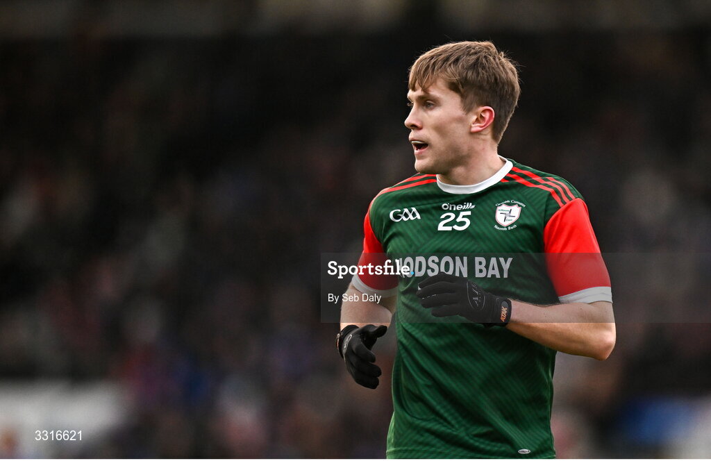4 January 2026; Pearse Frost of St Brigid's during the AIB GAA Football All-Ireland Senior Club Championship semi-final match between between St Brigid's of Roscommon and Scotstown of Monaghan at Kingspan Breffni in Cavan. Photo by Seb Daly/Sportsfile