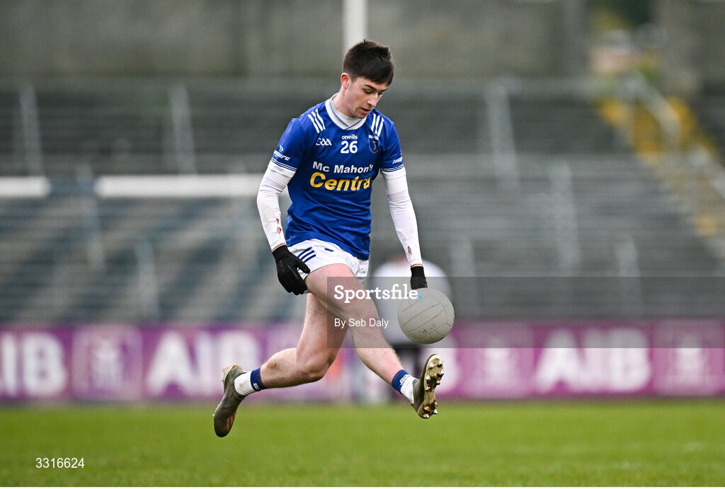 4 January 2026; Nicky Sherlock of Scotstown during the AIB GAA Football All-Ireland Senior Club Championship semi-final match between between St Brigid's of Roscommon and Scotstown of Monaghan at Kingspan Breffni in Cavan. Photo by Seb Daly/Sportsfile