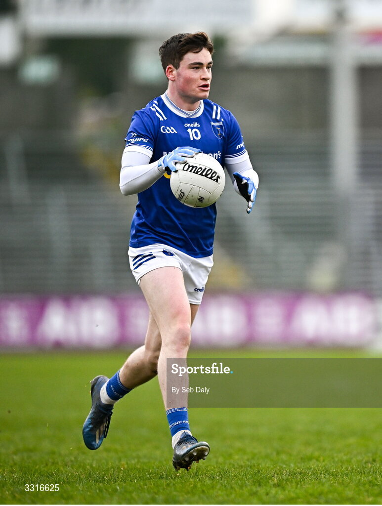 4 January 2026; Max Maguire of Scotstown during the AIB GAA Football All-Ireland Senior Club Championship semi-final match between between St Brigid's of Roscommon and Scotstown of Monaghan at Kingspan Breffni in Cavan. Photo by Seb Daly/Sportsfile
