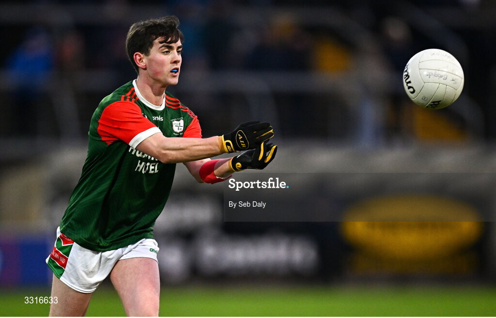4 January 2026; Robbie Dolan of St Brigid's during the AIB GAA Football All-Ireland Senior Club Championship semi-final match between between St Brigid's of Roscommon and Scotstown of Monaghan at Kingspan Breffni in Cavan. Photo by Seb Daly/Sportsfile